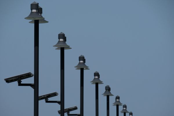 Outdoor Lamp Post Installation